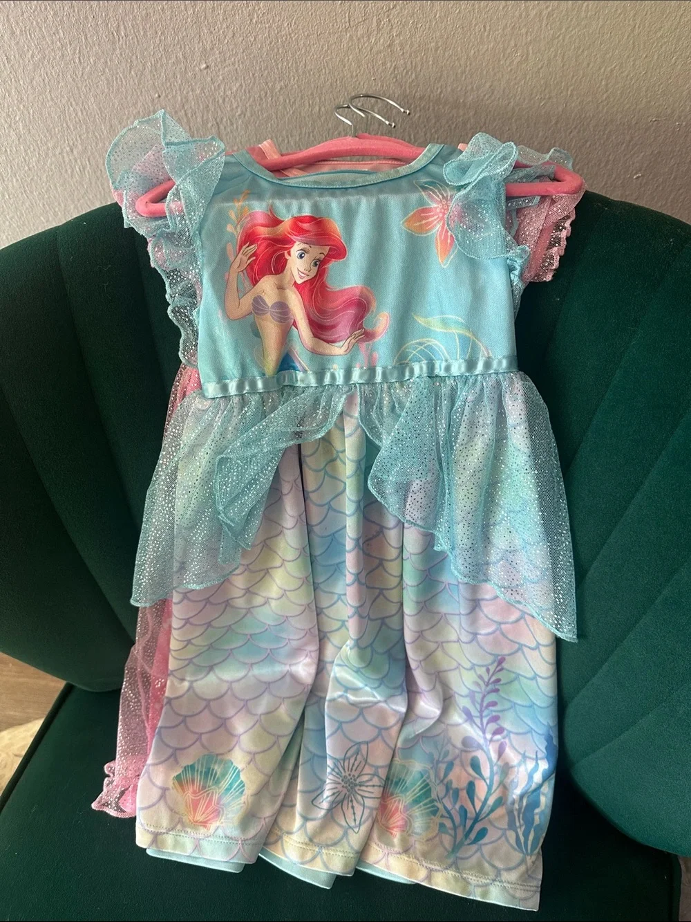 Gold Princess Belle Kids  Dress bundle
